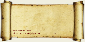 Tamara Jakovljević vizit kartica